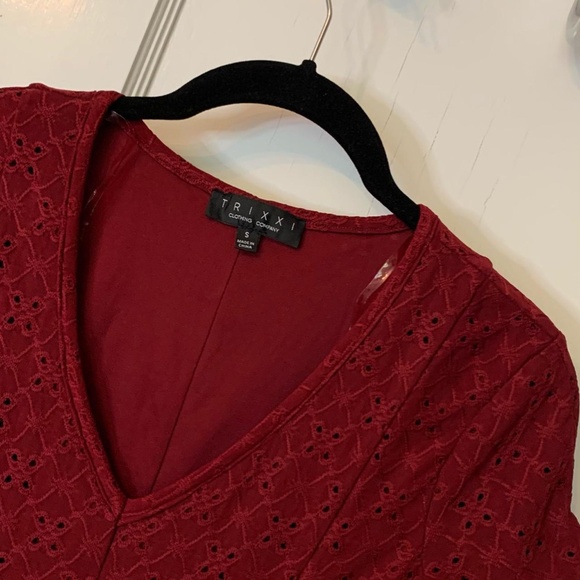 TRIXXI Clothing Company Maroon Red Dress Size S - Picture 2 of 4